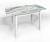 Стол СМ-7 Флорида опора массив прямая белый