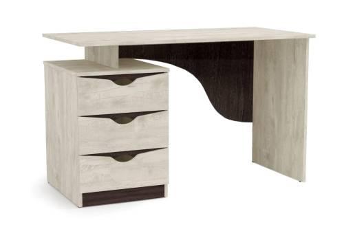 33.23 Лючия стол письменный бетон пайн белый/венге