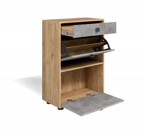 Прихожая мини-лайт компл. 8 дуб крафт/ателье светлое