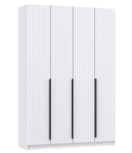 Шкаф для одежды 67.09 "Брандо" (4-х дв.) МДФ Белый