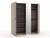 НМ 013.58 Шкаф комбинированный Livorno /дуб бунратти / софт графит