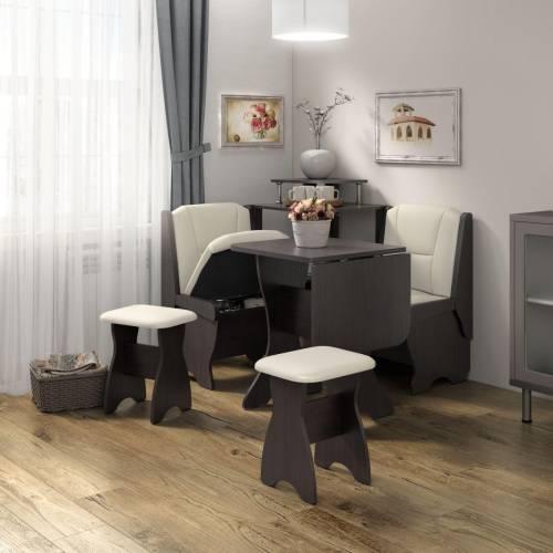 Скамья Лотос 550 венге/крем