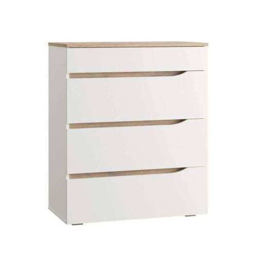 Спальня Муссон Белый/Дуб Эндгрейн