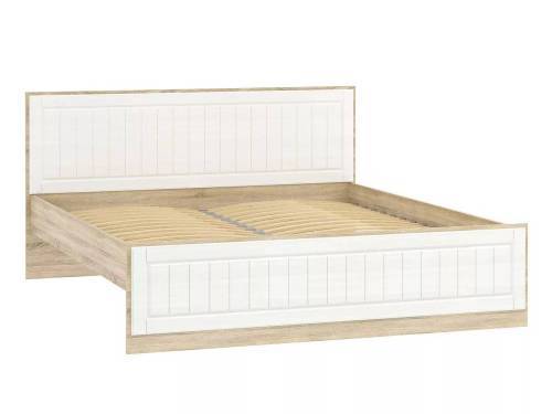 Кровать НМ 040.34-03 Оливия Дуб Сонома/белое дерево