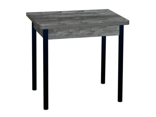 Стол обеденный ЭКО 80*60 / Сосна пасадена /Опора № 2-круглая муар черный