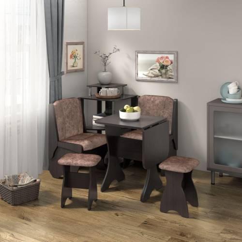 Скамья Лотос 550 / Венге / Велюр Коньяк