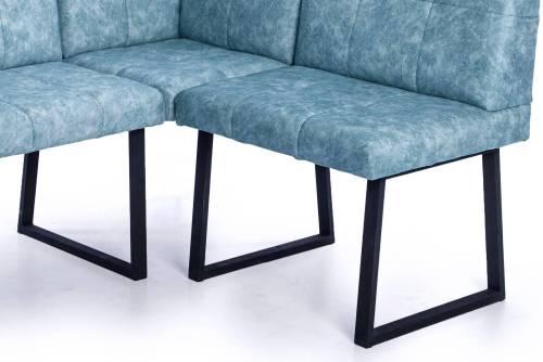 Кухонный набор Реал / Велюр Лагуна / Черный муар