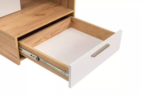 Лайт Стол письменный 03.243 Дуб Золотой/Белый