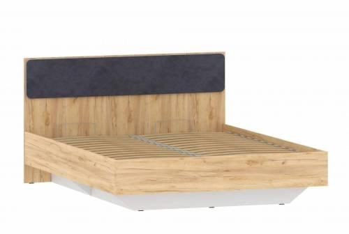 НМ 011.56 Кровать Оттавия Белый/Дуб золотой