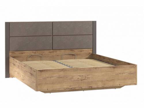 НМ 040.52-01 Кровать Ливорно /дуб бунратти / софт графит