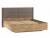 НМ 040.52-01 Кровать Ливорно /дуб бунратти / софт графит