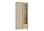 6-87002 Шкаф 2-х дверный со стеклом и двумя ящиками (ПАЛЕРМО) / Дуб Крафт Золотой / Капучино / МДФ Дуб мадейра
