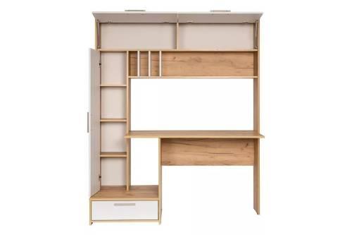 Лайт Стол письменный 03.243 Дуб Золотой/Белый