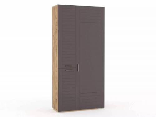 НМ 013.36 Шкаф для одежды Ливорно /дуб бунратти / софт графит