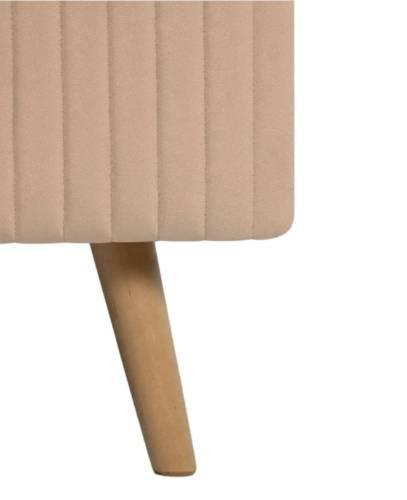 А9 Банкетка стеганная (на ножках), №N04 Бежевый