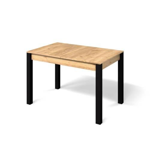 Стол Милан-3 / Дуб Крафт Золотой / Черный