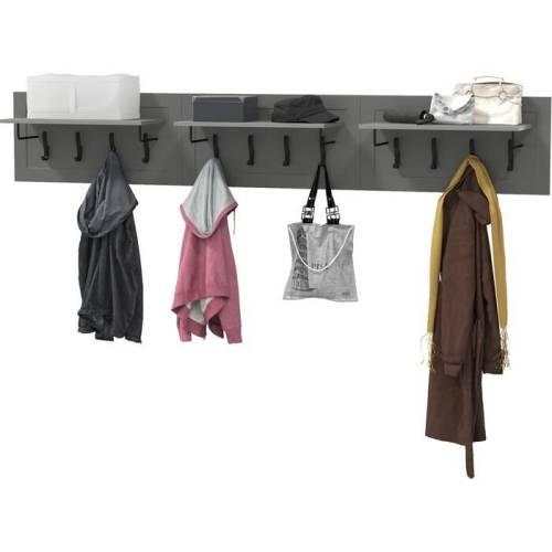 Прихожая Остин №6 Графит/дуб золотой