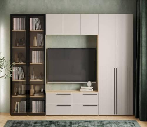 200.21 Шкаф навесной Арден, Сантьяго/Дуб Делано