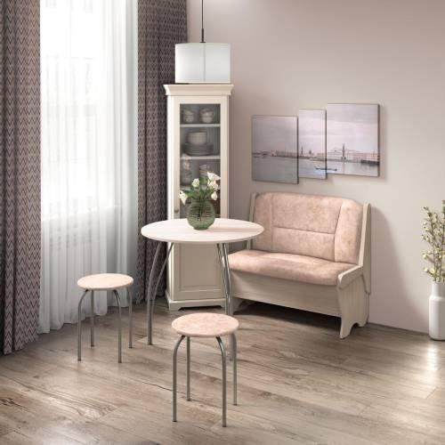 Скамья Лотос 950 / Ясень светлый / Велюр Латте