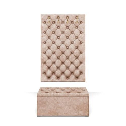 Прихожая Мишель 950 /  Велюр Латте