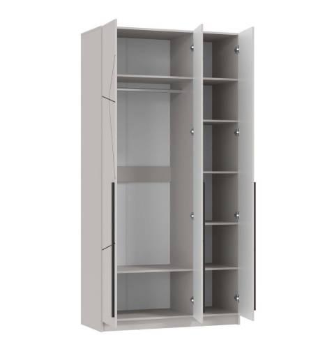 Шкаф для одежды 67.12 "Брандо" (3-х дв.) МДФ ГЕОМЕТРИЯ Кашемир