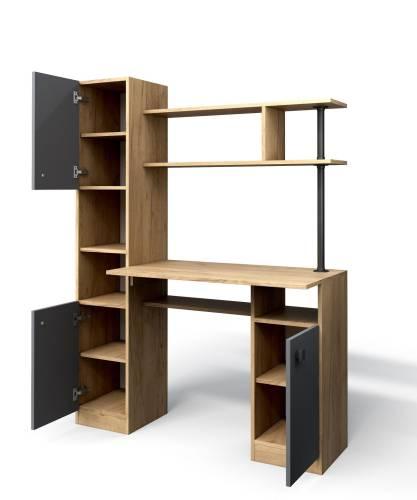 Стол компьютерный СК-7 дуб крафт/графит