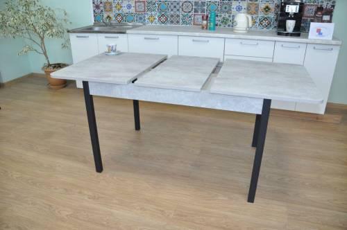 Обеденная группа Сканд Цемент светлый/опора черный/ бид01 №4