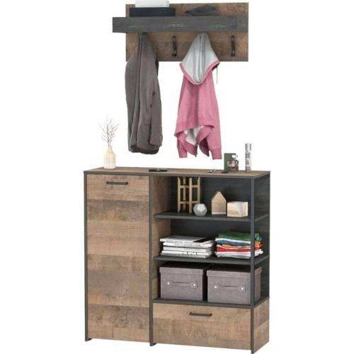 Трувор прихожая 5 Дуб Гранж Песочный/Интра