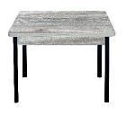 Стол обеденный раскладной СИМПЛ  / Бетон пайн темный /Опора № 2-круглая муар черный