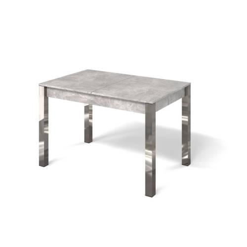 Стол Милан-3 / Ателье Светлое / Хром