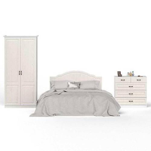 Спальня Ливерпуль вар.8 Белый/Ясень ваниль