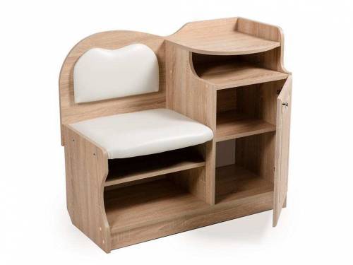 Банкетка под телефон 1 дуб сонома-милк