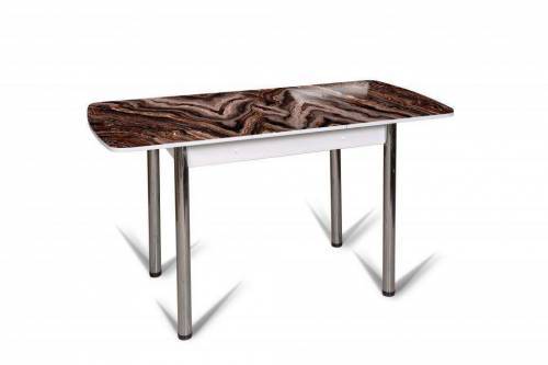 Стол Флорида СМ-8 /Серебро/Белый