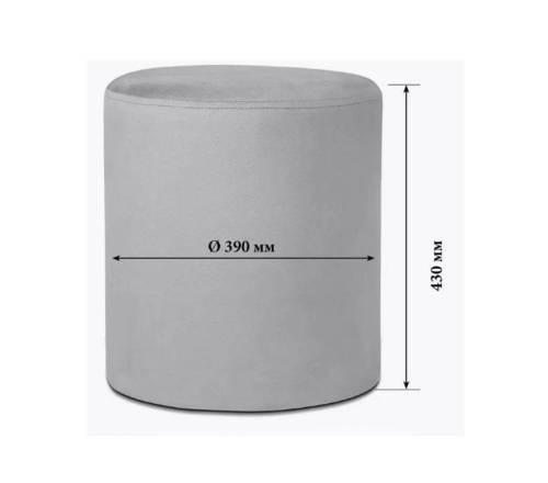 А-2 Пуф круглый (без ножек), №25 Серый
