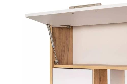 Лайт Стол письменный 03.243 Дуб Золотой/Белый