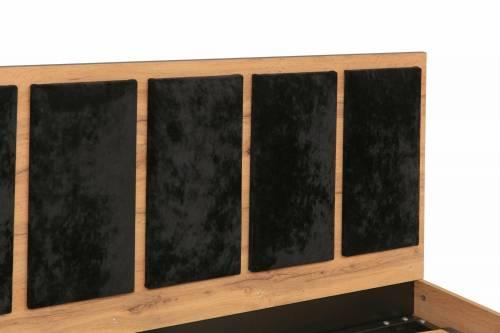 Кровать Либерти 51.21 с под. мех. Дуб вотан/Черный